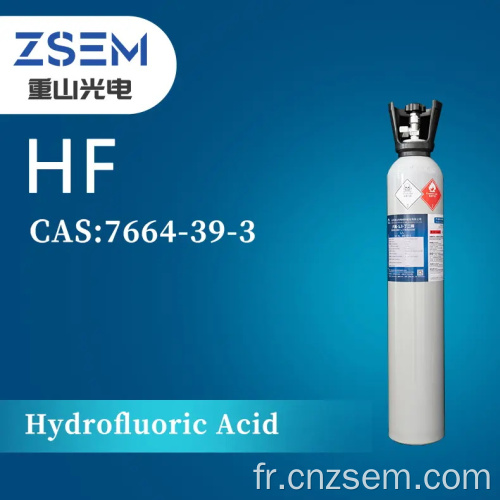 Fluorure d&#39;hydrogène hf hight pureté